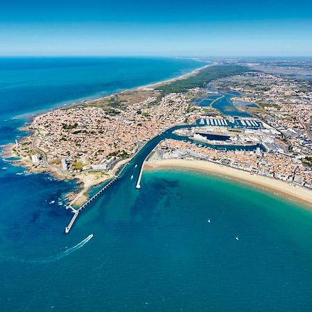 Appartement Moderne Au Centre-Ville, 150M Plage, Wifi, Confort Ideal Pour Familles - Fr-1-92-876 Les Sables-dʼOlonne Exteriör bild
